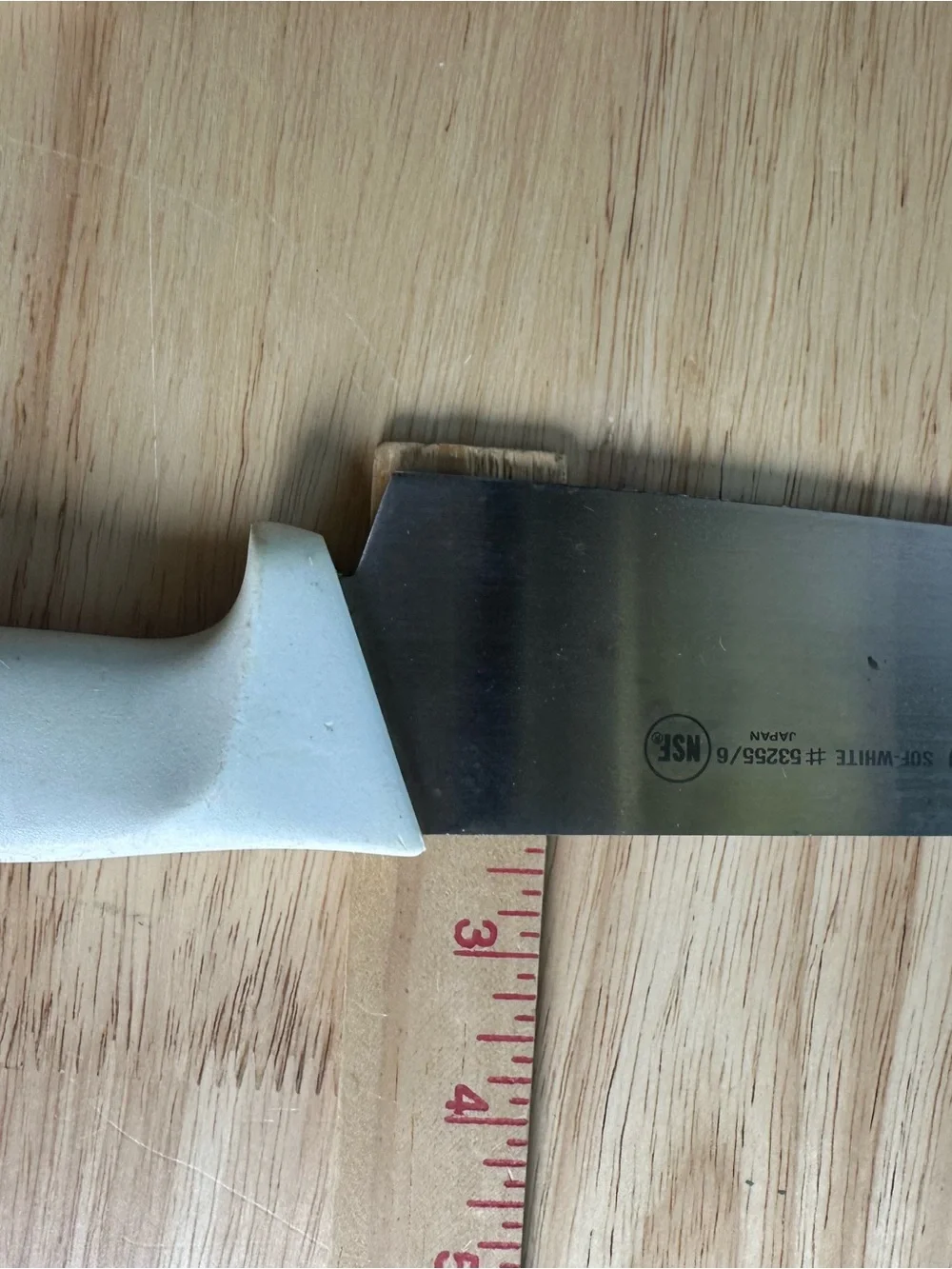 Rare serco Professional Chef Knife 15.5” Japan White Ergonomic Handle